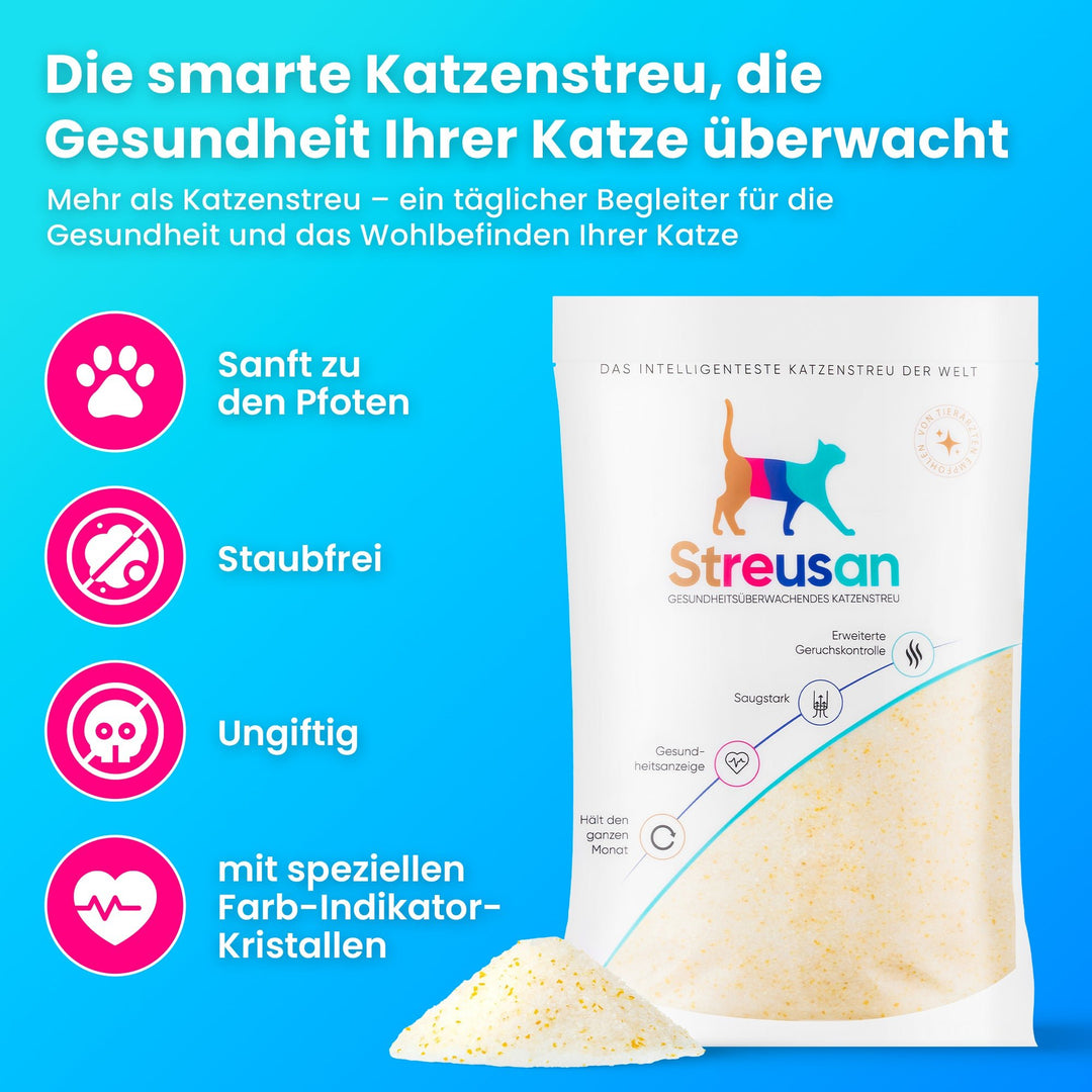 Smarte Katzenstreu - Streusan