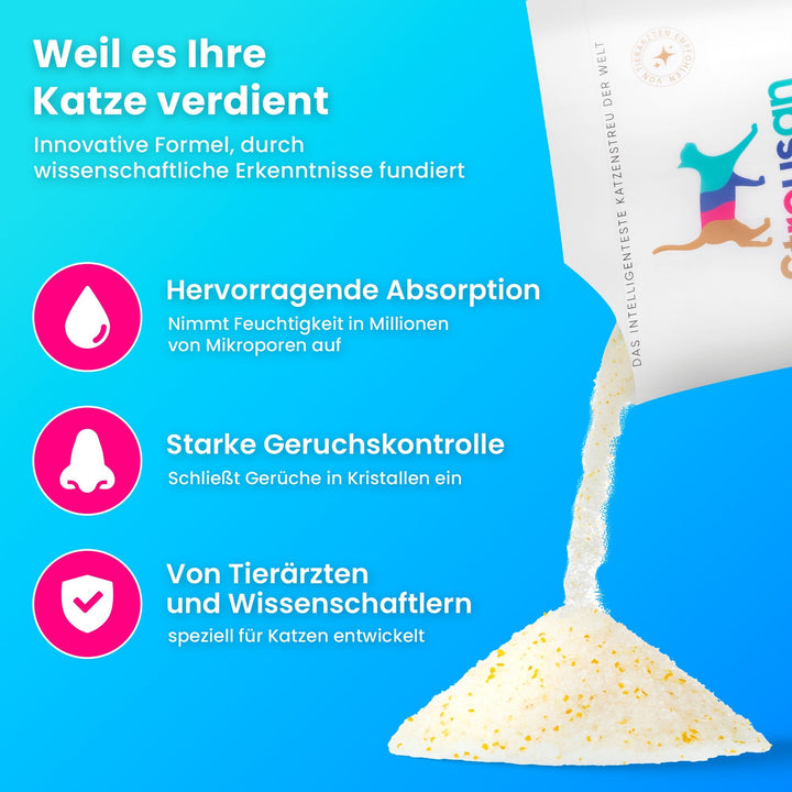 Smarte Katzenstreu - Streusan